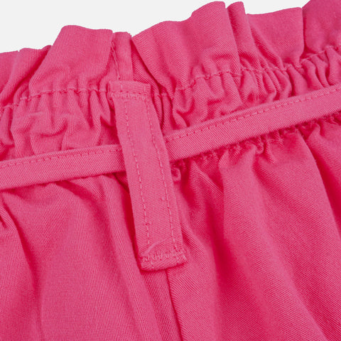 Conjunto Infantil Kukiê Cropped Abacaxi Azul e Rosa - detalhe do cóz