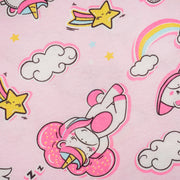 Pijama Kids Alakazoo Manga Longa Estampado Unicórnio Rosa - pijama com estampa de unicórnio