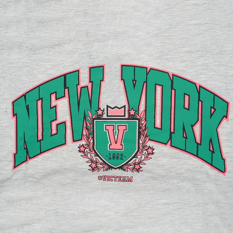 Camiseta Infantil Vic&Vicky Over New York Mescla - camiseta infantil estampada