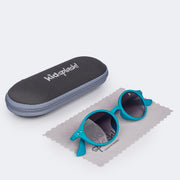 Óculos de Sol Infantil KidSplash! Eco Light Proteção UV Azul Céu - óculos infantil e estojo de zíper