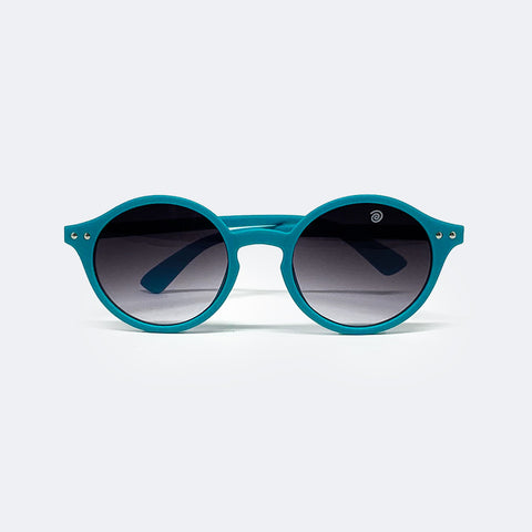 Óculos de Sol Infantil KidSplash! Eco Light Proteção UV Azul Céu - frente do óculos degradê