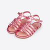 Sandália Infantil Primeiros Passos Pampili Mili Tiras Rosa Claro