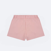 Short Saia Infantil Pampili Coração Strass Rosa - traseira short infantil feminino