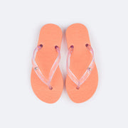 Chinelo Infantil Pampili Love Eco Amigável Laranja Toffe - sola confortável