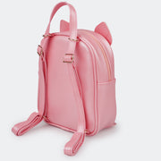 Bolsa Mochila Infantil Pampili Rosa Chiclete Pampis Ceci. Detalhes das alças. 600.1099-ROSA CHICLETE_4.jpg