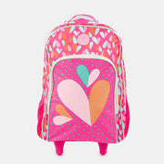 Mochila De Rodinha Infantil Feminina Pink - pampili