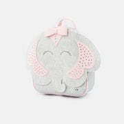 Mochila Infantil Feminina Elefantinha Mescla Com Rosa - pampili