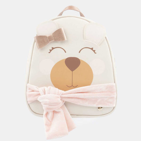 Mochila Infantil Feminina Pampili Ursinha Nude - pampili