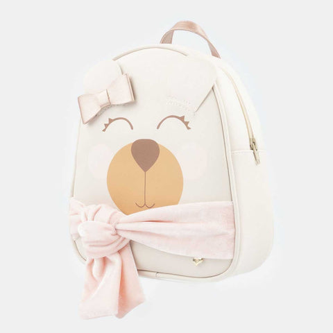 Mochila Infantil Feminina Pampili Ursinha Nude - pampili