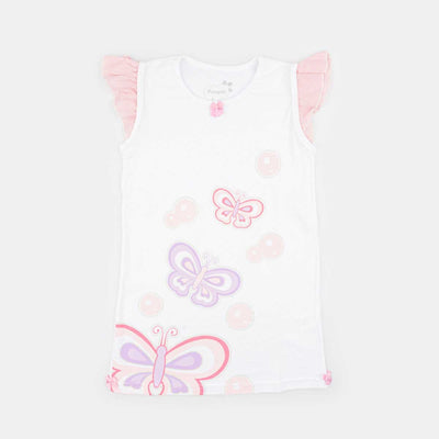 Pijama Infantil Feminino Pampili Borboleta Branco - pampili