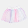 Saia Infantil Pampili De Tule Com Strass Degradê Colorida