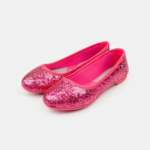 Sapatilha Infantil Pampili Super Fofura Com Glitter Brocado Pink - pampili