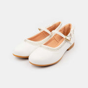 Sapato Infantil Pampili Angel Com Laço Lateral Branco - pampili