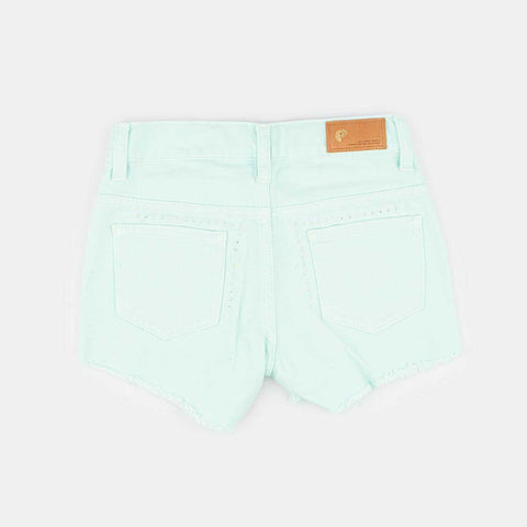 Short Jeans Infantil Pampili Menta - pampili