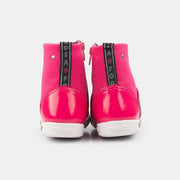 Tênis De Led Infantil Pampili Sneaker Luz Estilo Botinha Pink - pampili