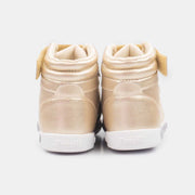 Tênis De Led Infantil Sneaker Luz Cano Médio Dourado - pampili