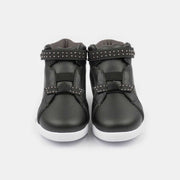 Tênis De Led Infantil Sneaker Luz Com Tachas Preto - pampili