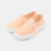 Tênis Infantil Pampili Blog Slip On Em Lona Coral Fresh - pampili