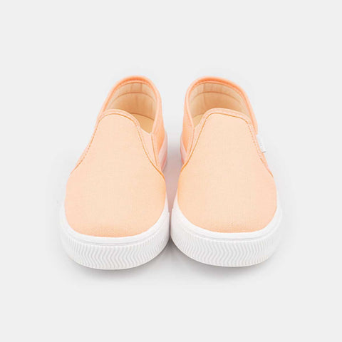 Tênis Infantil Pampili Blog Slip On Em Lona Coral Fresh - pampili