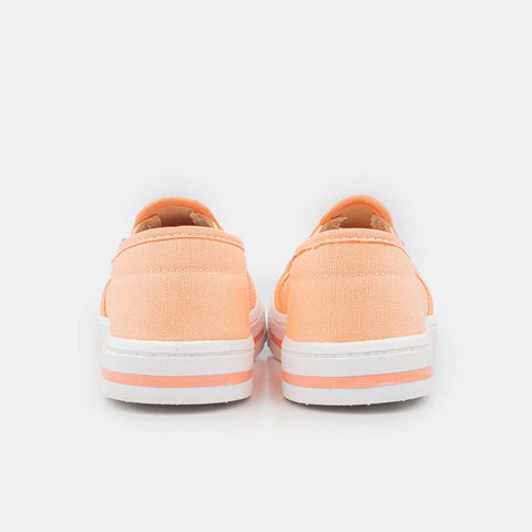 Tênis Infantil Pampili Blog Slip On Em Lona Coral Fresh - pampili