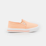 Tênis Infantil Pampili Blog Slip On Em Lona Coral Fresh - pampili