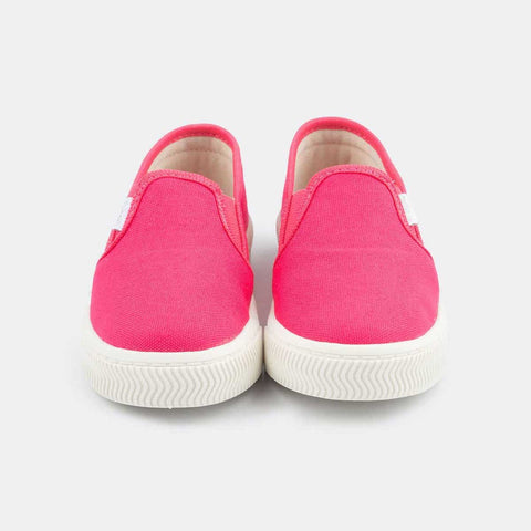 Tênis Infantil Pampili Mini Blog Slip On Em Lona Pink - pampili